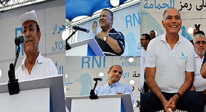 مزوار يطالب بالتصويت على "الحمامة" في الإنتخابات الجماعية والجهوية في تجمع خطابي ضخم بالناظور