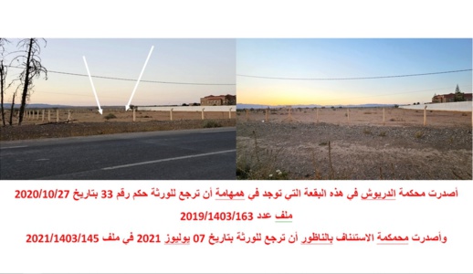 تعرضات توقف عمليات بيع وشراء الأراضي بمنطقتي همهامة والصفصاف والمعذر بالدريوش تعرضات توقف عمليات بيع وشراء الأراضي بمنطقتي همهامة والصفصاف والمعذر بالدريوش