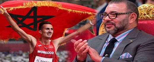 الملك محمد السادس يستقبل البطل الأولمبي سفيان البقالي الملك محمد السادس يستقبل البطل الأولمبي سفيان البقالي