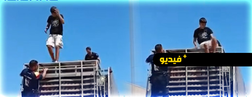 استنفار أمني بميناء مليلية لمنع استنفار أمني بميناء مليلية لمنع