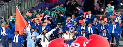 الملك يهنئ الأبطال المغارية البارلمبيين الملك يهنئ الأبطال المغارية البارلمبيين