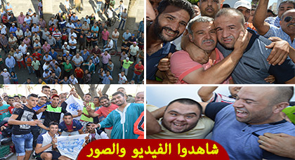 هكذا إستقبلت ساكنة الناظور سليمان حوليش بعد إنتخابه رئيسا للبلدية هكذا إستقبلت ساكنة الناظور سليمان حوليش بعد إنتخابه رئيسا للبلدية