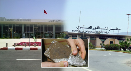 تحقيقات تكشف عمليات تهريب كبرى للحشيش من مطاري العروي والحسيمة تحقيقات تكشف عمليات تهريب كبرى للحشيش من مطاري العروي والحسيمة