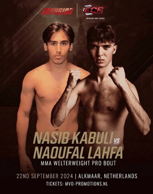 ابن الناظور نوفل لحفى يستعد للتألق عالمياً في أول نزال احترافي في رياضة "الكي وان" بهولندا ابن الناظور نوفل لحفى يستعد للتألق عالمياً في أول نزال احترافي في رياضة "الكي وان" بهولندا