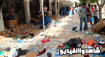 عودة الحرب.. الشرطة الإدارية تقوم بحملة ضد "فراشة" ساحة سوق المركب التجاري بالناظور