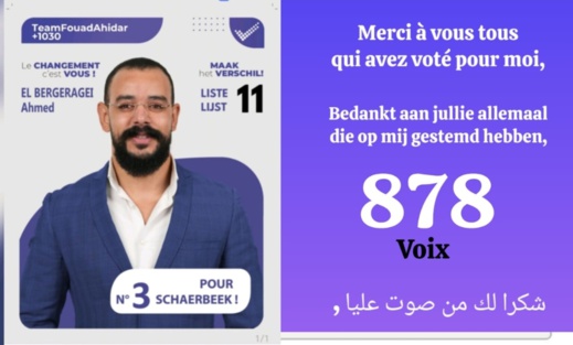 أحمد البرجراجي.. ريفي عصامي يتمكن من الفوز في الانتخابات البلجيكية أحمد البرجراجي.. ريفي عصامي يتمكن من الفوز في الانتخابات البلجيكية