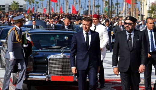 المغرب يستقبل الرئيس ماكرون و الجزائر في حفل جنائزي... المغرب يستقبل الرئيس ماكرون و الجزائر في حفل جنائزي...