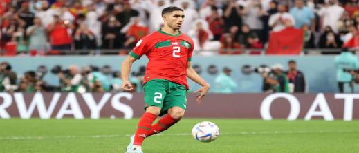 حكيمي يعبر عن فخره بترشيحه لجائزة أفضل لاعب أفريقي لعام 2024 حكيمي يعبر عن فخره بترشيحه لجائزة أفضل لاعب أفريقي لعام 2024