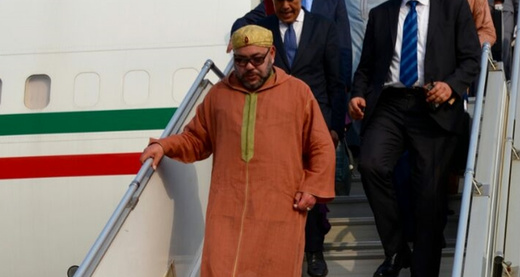 الملك محمد السادس يعود إلى أرض الوطن بعد رحلة خاصة لباريس الملك محمد السادس يعود إلى أرض الوطن بعد رحلة خاصة لباريس