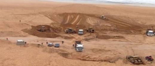 مقالع الرمال بالناظور.. هل تسير عكس التوجيهات الملكية؟ مقالع الرمال بالناظور.. هل تسير عكس التوجيهات الملكية؟