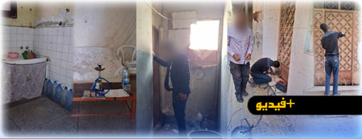 سلطات الناظور تشمع عمارة سكينة كانت تستغل لممارسة الدعارة وتعاطي المخدرات سلطات الناظور تشمع عمارة سكينة كانت تستغل لممارسة الدعارة وتعاطي المخدرات