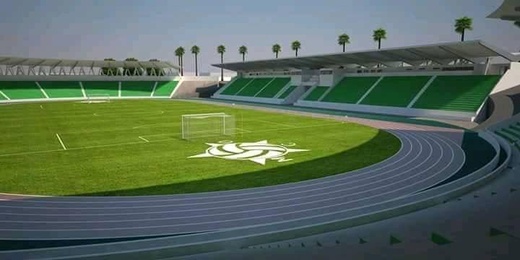 وجدة تخضع ملعبها لأشغال توسعة وتطوير وجدة تخضع ملعبها لأشغال توسعة وتطوير