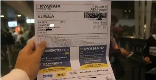 ريان إير تتوقف عن قبول التذاكر الرقمية في مطارات المملكة ريان إير تتوقف عن قبول التذاكر الرقمية في مطارات المملكة