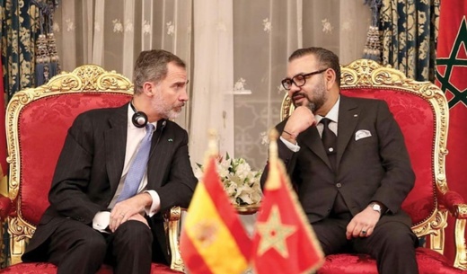 الملك يبعث رسالة للعاهل الإسباني الملك يبعث رسالة للعاهل الإسباني