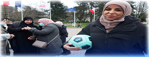 فرنسا توافق على مشروع قانون حظر الحجاب في المنافسات الرياضية فرنسا توافق على مشروع قانون حظر الحجاب في المنافسات الرياضية