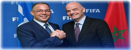 إعادة انتخاب لقجع لولاية ثانية عضوا بمجلس الاتحاد الدولي لكرة القدم إعادة انتخاب لقجع لولاية ثانية عضوا بمجلس الاتحاد الدولي لكرة القدم