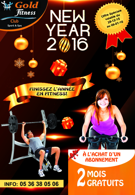 بمناسبة رأس السنة "كولد فيتنس" ينظم أمسية رياضية للنساء والرجال بالمجان بمناسبة رأس السنة "كولد فيتنس" ينظم أمسية رياضية للنساء والرجال بالمجان