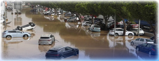 فيضانات جديدة بإسبانيا تتسبب في إغلاق الطرق وتعلق الدراسة فيضانات جديدة بإسبانيا تتسبب في إغلاق الطرق وتعلق الدراسة