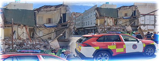 انهيار جزئي لمبنى في مليلية يثير الذعر دون وقوع إصابات انهيار جزئي لمبنى في مليلية يثير الذعر دون وقوع إصابات