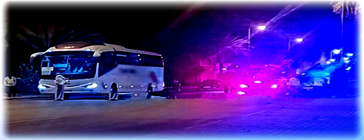 استنفار أمني بالدريوش بعد حادثة رشق حافلة بالحجارة قرب مركز بوفرقوش استنفار أمني بالدريوش بعد حادثة رشق حافلة بالحجارة قرب مركز بوفرقوش