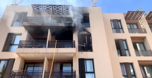 نشوب حريق مهول بفندق كريستيانو رونالدو بالمغرب نشوب حريق مهول بفندق كريستيانو رونالدو بالمغرب