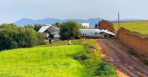 فتح تحقيق تقني جراء حادث سقوط طائرة بفاس فتح تحقيق تقني جراء حادث سقوط طائرة بفاس