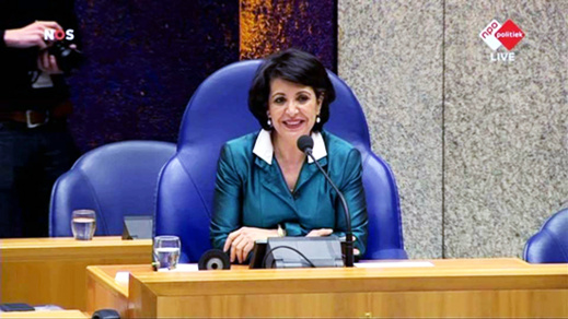 خديجة أريب مغربية تترأس البرلمان الهولندي لأول مرة