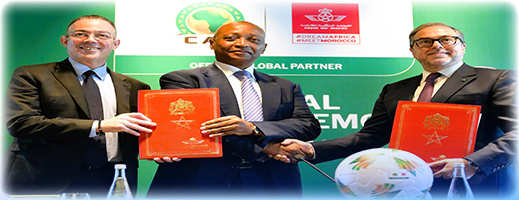 الخطوط الملكية المغربية تعلن عن خطة استثنائية لنقل المشجعين لكأس الأمم الإفريقية 2025 الخطوط الملكية المغربية تعلن عن خطة استثنائية لنقل المشجعين لكأس الأمم الإفريقية 2025