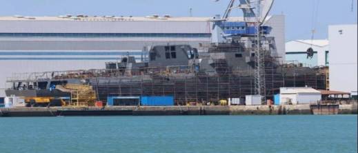 إسبانيا.. ظهور السفينة الحربية المغربية إسبانيا.. ظهور السفينة الحربية المغربية