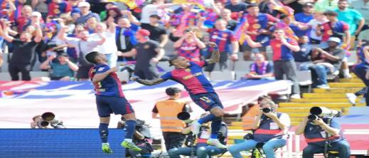 ريمونتادا كتالونية تقود برشلونة للفوز على الريال ريمونتادا كتالونية تقود برشلونة للفوز على الريال