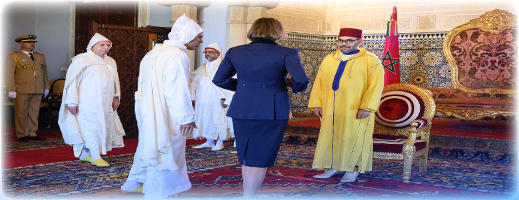 الملك محمد السادس يستقبل عدداً من السفراء الأجانب