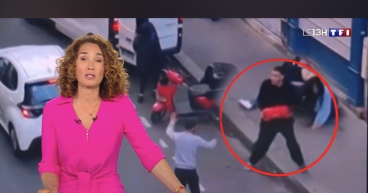 شاهد.. مغربي ينقذ سيدة حامل من محاولة اختطاف في باريس
