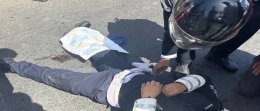 رجل أمن في حالة حرجة بعد عملية دهس متعمدة من سائق دراجة نارية