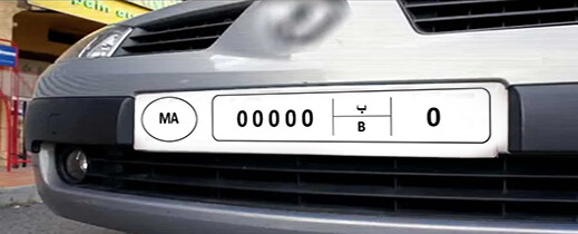 شكل جديد للوحات تسجيل السيارات المتجهة إلى الخارج شكل جديد للوحات تسجيل السيارات المتجهة إلى الخارج
