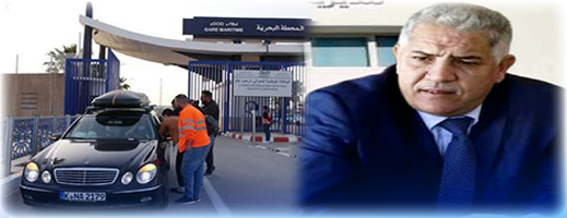 مدير الجمارك يفاجئ ميناء بني انصار بزيارة ميدانية في عز ذروة عبور الجالية مدير الجمارك يفاجئ ميناء بني انصار بزيارة ميدانية في عز ذروة عبور الجالية