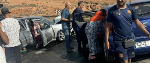 الناظور.. مصرع امرأة وخمسة جرحى في حادثة سير مروعة بأركمان الناظور.. مصرع امرأة وخمسة جرحى في حادثة سير مروعة بأركمان