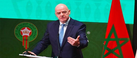 رئيس الفيفا يشيد بتتويج المغرب ويعتبره أفضل فريق قاري رئيس الفيفا يشيد بتتويج المغرب ويعتبره أفضل فريق قاري