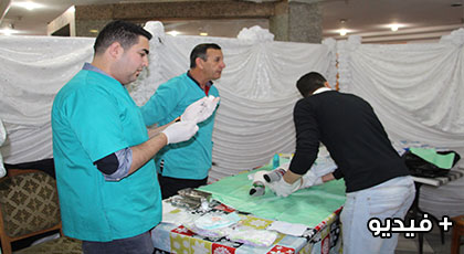 بالفيديو.. جمعية الكرامة تنظم حفل إعذار جماعي لفائدة مجموعة من الأطفال بمدينة الناظور بالفيديو.. جمعية الكرامة تنظم حفل إعذار جماعي لفائدة مجموعة من الأطفال بمدينة الناظور