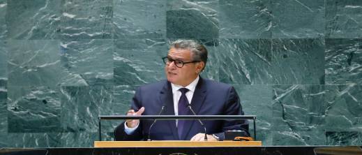 بتعليمات سامية من الملك.. أخنوش يقود الوفد المغربي في أشغال الجمعية العامة للأمم المتحدة بتعليمات سامية من الملك.. أخنوش يقود الوفد المغربي في أشغال الجمعية العامة للأمم المتحدة