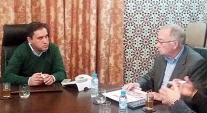 رئيس مجلس إقليم الناظور يلتقي خبيرا اسبانيا في المواد الغذائية والطبية الحيوانية رئيس مجلس إقليم الناظور يلتقي خبيرا اسبانيا في المواد الغذائية والطبية الحيوانية
