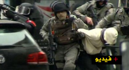 شاهد بالفيديو.. عملية إطلاق النار على إرهابي خلال إعتقال الناظوري صلاح عبد السلام بمولنبيك