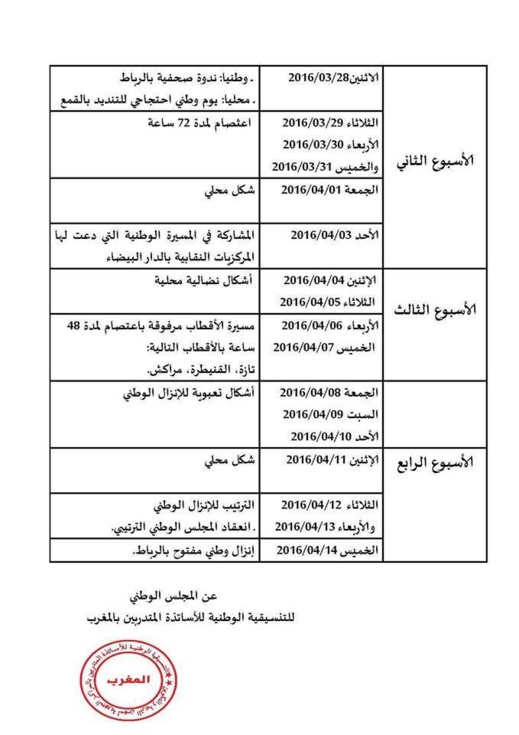 تصعيد… الأساتذة المتدربون يعلنون عن إنزال وطني مفتوح بالرباط تصعيد… الأساتذة المتدربون يعلنون عن إنزال وطني مفتوح بالرباط