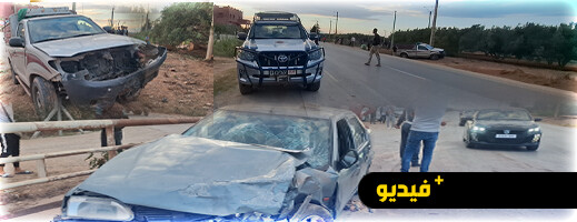 الناظور.. السرعة الزائدة تتسبب في حادث خطير بين أركمان والبركانين