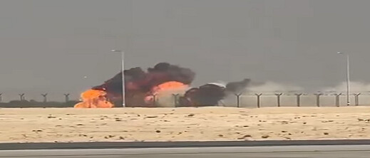 تحطم مقاتلة هندية في معرض دبي للطيران… ومصير الطيار يصدم العالم