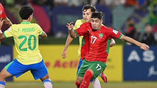 البرازيل تُقصي المغرب وتتأهل إلى نصف نهائي مونديال أقل من 17 سنة البرازيل تُقصي المغرب وتتأهل إلى نصف نهائي مونديال أقل من 17 سنة