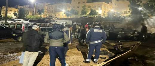 شرارة من محرك تتحول إلى كارثة داخل موقف سيارات بفاس