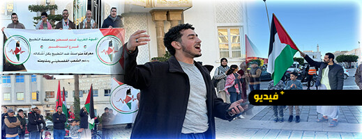 وقفة احتجاجية بالناظور للتضامن مع غزة والمطالبة بحماية المدنيين
