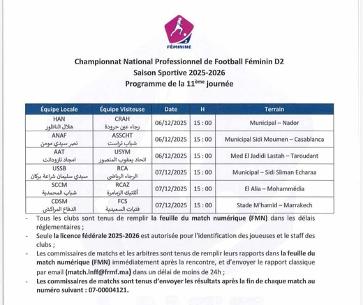 سيدات هلال الناظور يتألقن ويحجزن مكانهن في الدور الثالث لكأس العرش سيدات هلال الناظور يتألقن ويحجزن مكانهن في الدور الثالث لكأس العرش