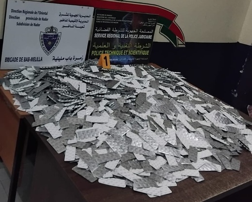 الناظور.. فتح بحث قضائي في ملابسات حجز أزيد من 64 ألف  من "الريفوتريل" بباب مليلية