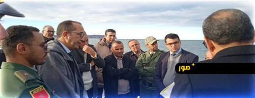 عامل الحسيمة يتفقد مشاريع حمائية من الفيضانات بآيت يوسف وعلي